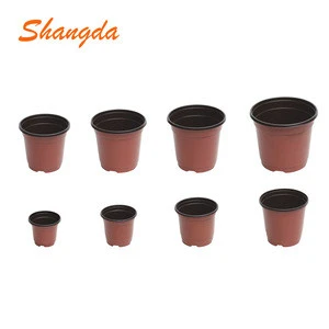 Wholesale Economical And Durable Various Size Double Color Plastic Flower Pot