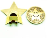 Wholesale golf accessories magnetic metal golf marker hat clip