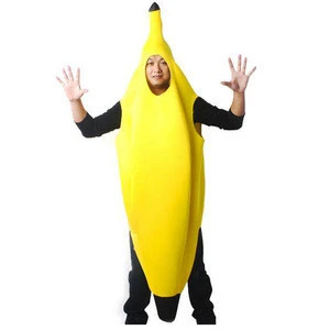 Wholesale Halloween costumes Fancy Cosplay Adult Banana Costumes