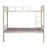 wholesale high quality cheap dormitory bed manufacturers metal bunk bed