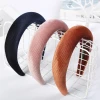 Wholesale Ladies Comfortable Versatile Solid Color Headband Simple Cloth New Hair Hoop Hair Accessories