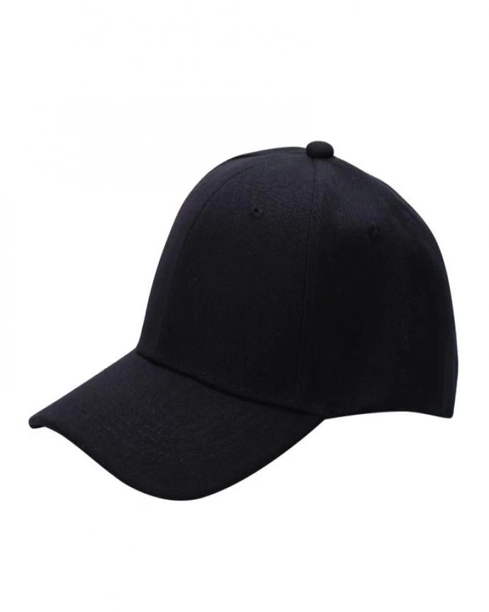 Wholesale Men hat plain black baseball Sport cap and hat men With High Quality