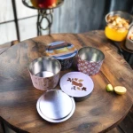 Wholesale Mini Round Metal Tin Box for Tea Food Nuts Kernels Biscuits Cake Storage Craft/Candle Use Mini Gift Box Packaging