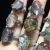 Wholesale natural phantom quartz crystal jade ring cheap natural healing crystal ring