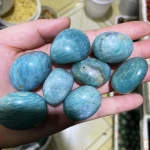 Wholesale Natural Polished Oval Shape Amazonite Tumbled Stone Healing Crystal Stone
