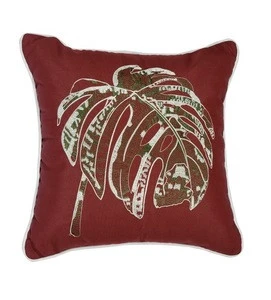 Wholesale New Tropical Jungle Outdoor Waterproof Luxury Embroidered Cushion Cover