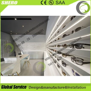 Wholesale optical wall display with optical shop furniture