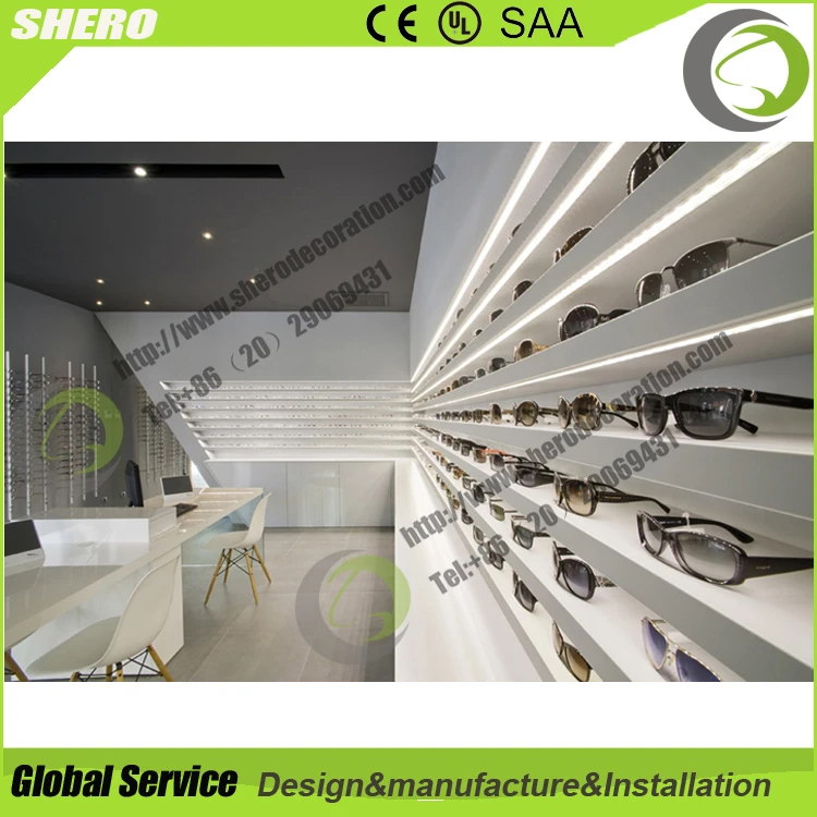Wholesale optical wall display with optical shop furniture