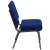 Import wholesale padded blue church chairs with book rack from China