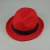 Import Wholesale polyester fiber party fedora hat custom logo band from China