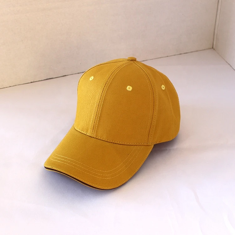 Wholesale promotional custom plain sandwich brim hard hat blank baseball cap