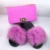 wholesale Rainbow color two piece set jelly purses handbags with matching real fur slides for women