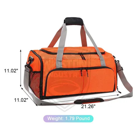 Wholesale Rate Promotional Custom Gym Bag Waterproof Sport Fitness Gym Bag