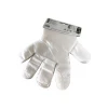 Wholesale sanitary recyclable pe plastic hand gloves for cleaning