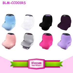 Wholesale Soft Nursing Breastfeeding Cover Scarf Multi-Use Stretchy Infant Baby Car Seat Cover Canopy And Nursing cover
