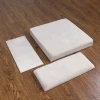 Wholesale square soft foam removable velvet chair seat cushion