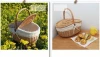 wholesale storage baskets wicker gift basket supplies hamper baskets with lid