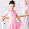 Wholesale Training Dancewear Short Sleeve Leotard Skirt Kids Ballet Dress Dance Ballet Dress Ballet