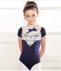 wholesale yawoo lace ballet stage and dance wear baby girls cute solid color leotard dancewear