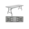 wholesales folding plastic banquet dining table with cheap price