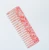 Import Wide tooth pink plastic hair straightener acetate combs from China