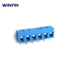 WINPIN Blue color 5.00 mm pitch PCB screw terminal blocks,Euro terminal blocks,UL, VDE certificate