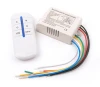 Wireless 4 Channels ON/OFF 220V Remote Control Switch Digital Remote Control Switch for Lamp & Light
