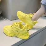 Women sports Cute color shoes Mesh breathable Fashion new design fancy Casual daily walking shoes outdoors shoes