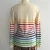 Import Womens High Fashion New Trend Personalized Cactus Design Digital Printed Rainbow Stripe Cashmere Pullover Sweater from China