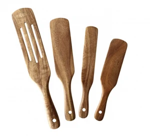 wooden cooking kitchen accessories spurtles kitchen tools set teak wood spurtle set