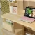 Import Wooden slim cheap computer desk with shelf for sale from China