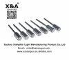 X&A Nail Drill Bits Sets,7pcs,Tungsten Carbide Burr F/M/C/XC/2XC/3XC/4XC Nail drill