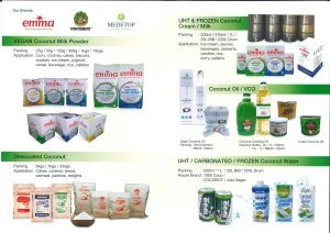 Xanthan Gum free Food Grade Gluten Free Indonesia Origin Vegan UHT Coconut Milk/Cream