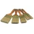 Import Yep High Quality Hog Bristle Paint Brushes With Flat Wooden Handle For Painting from China