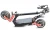 YUME  fast speed 2 wheel sit down 56000w dual drive electric scooter folding with 11 inch fat tire  60v electric scooter