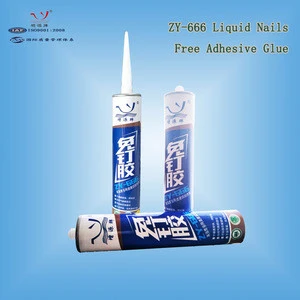 Zengyuan liquid nails free silicone rubber material adhesive OEM type glue