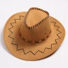 Zero Profit Faux Suede Western American Leather Cowboy Hat Suedette Hat Mexico Sombreros