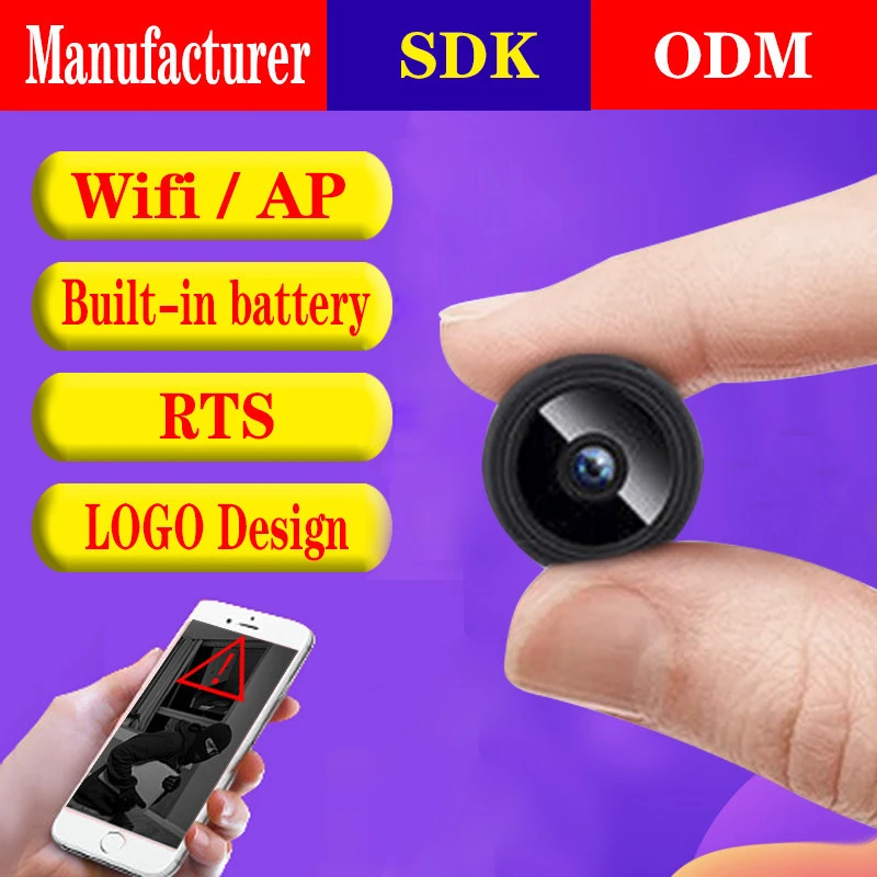 zgwang Smart Security Devices Factory 1080p Watch Hiden Spy Micro Used Web Batteries Mini Wifi Camera