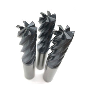 ZHY manufacturer 8 Flutes Finishing End Mill square end cutter carbide end mill bit