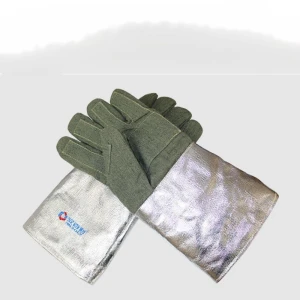 high temperature resistant gloves aluminum foil
