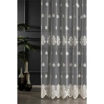 Embroidered Tulle Curtain