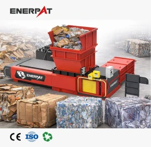 Heavy Duty Automatic Two Ram Baler Machine for Industrial Use