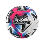 High Quality Eco-Friendly Thermal Bonded Soft Touch Size 5 Machine Stitched 3.5mm PVC Leather Soccer Ball