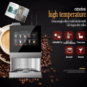 15.6" Touch Screen Automatic Drink Office Coffee Vending Machine CE