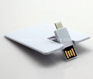 SC-009 personalized OTG plastic card usb for iphone 8gb 16gb