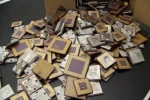 E waste , RAM , MOTHERBOARD / Intel Pentium Pro Ceramic CPU for sale
