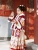 Hanfu girls New Year's greetings children's horse-faced skirt plus velvet and thickened foreign style Chinese style Tang suit daily festive winter suit