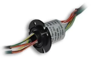 24 Circuits Micro through hole slip ring PSR-F15-24 with 15mm Inner diameter