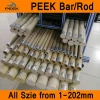 PEEK Bar Rod Polyetheretherketone Round Bars Rods Wire Pure PEEK 450G High Performance Continuous Extrusion Profiles All Size