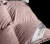 Import : 95% waxy cotton imported large goose down winter quilt pink from China